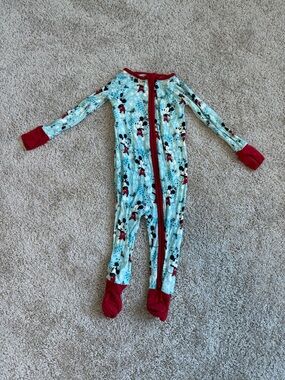 Little Sleepies Mickey wonderland zippy pajamas